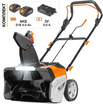 Снегоуборщик Daewoo Power DAST 5042Li Set (с 2-мя АКБ)