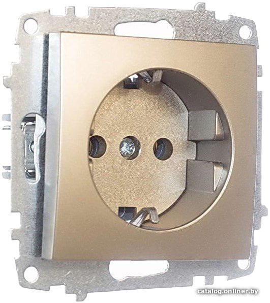 Розетка Elbi Zena-Vega 609-011400-217 (титан)