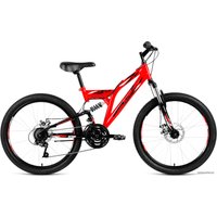 Велосипед Altair MTB FS 24 disc (красный, 2019)