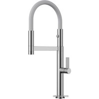 Смеситель Omoikiri Osaka BN-WH (нержавеющая сталь/белый)