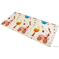 Игровой коврик Evolution Print B (синяя птица/мишка)