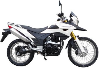 Мотоцикл Racer RC300-GY8 Ranger (белый)