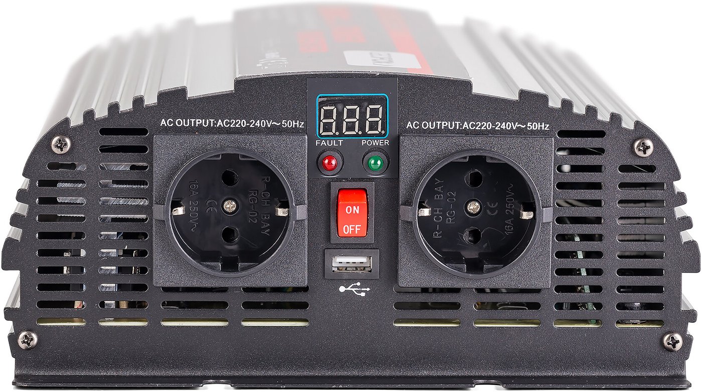 

Автомобильный инвертор GEOFOX MD 2000W/12v-2р