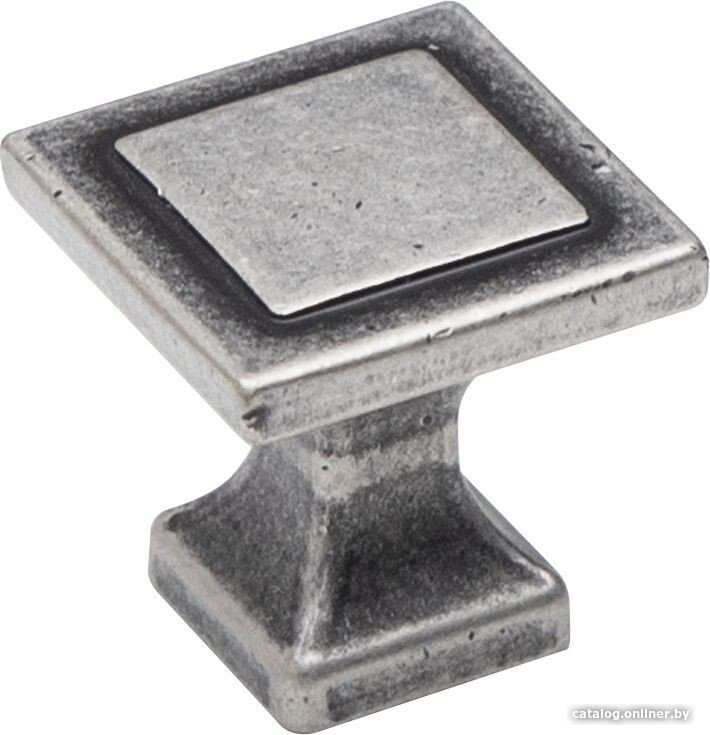 AKS кнопка мет. SQUARE античное серебро,