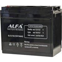 Тяговый аккумулятор ALFA 12V-134Ah(C20) L+ (134 А·ч)