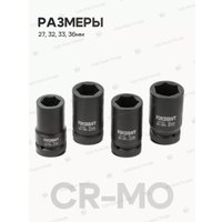 Набор головок слесарных ForceKraft FK-8041-5MPB (58393)