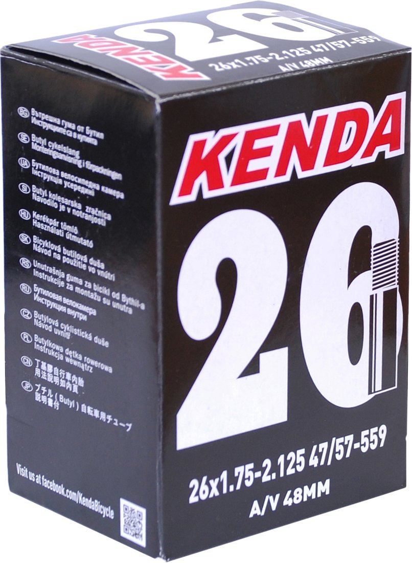 

Велокамера KENDA Universal 47/57-559 26"x1.75-2.125" [514123]