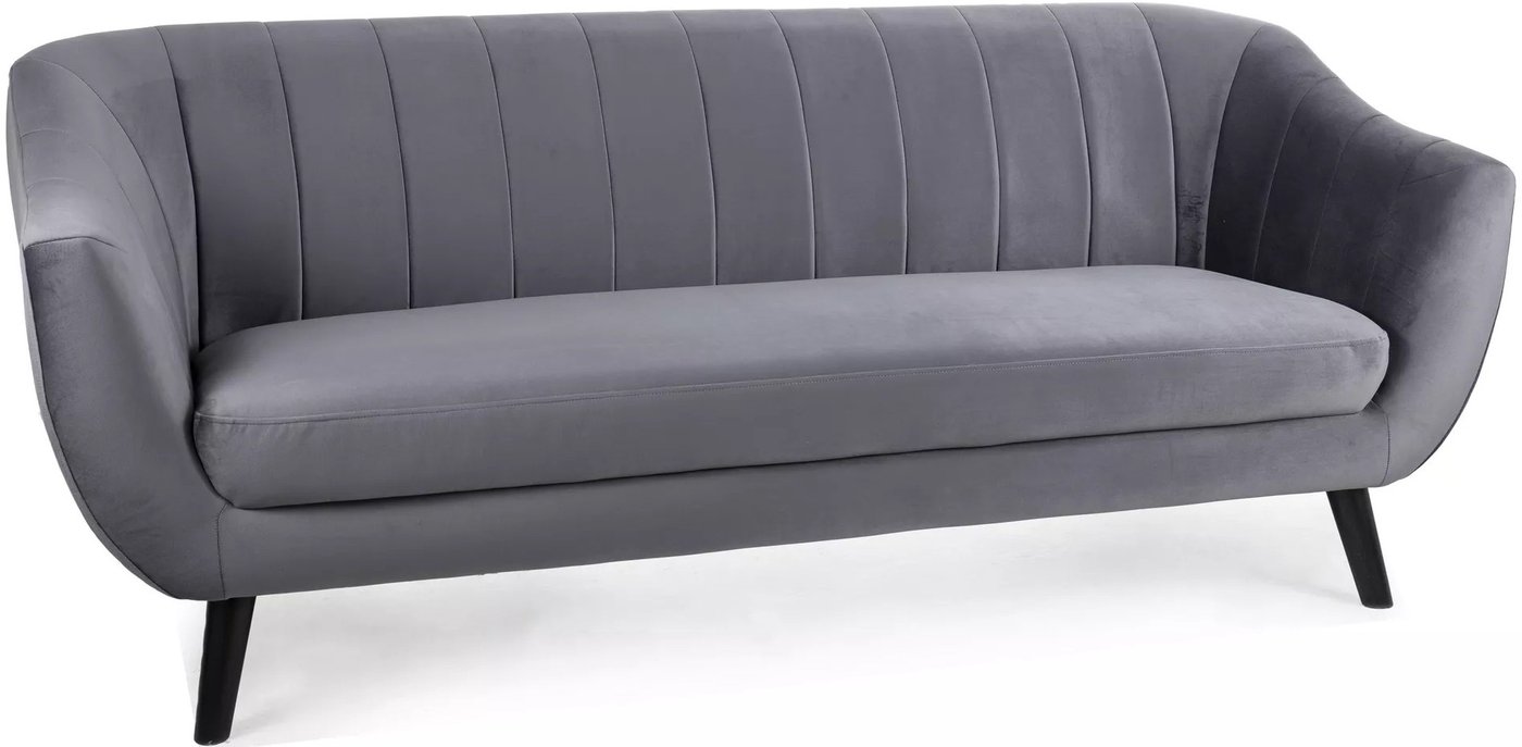 

Софа Signal Elite 3 Velvet Bluvel 14 (серый/венге)