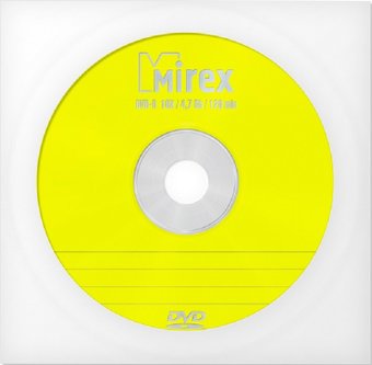 DVD-R диск Mirex 4.7Gb 16x UL130003A1C (1 шт.)