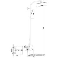 Душевая система  Lemark Melange [LM4962CW]