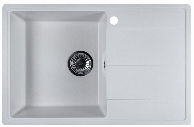 

Кухонная мойка Marblan Magnum L (иней, с сифоном)