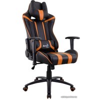 Игровое (геймерское) кресло AeroCool AC120 AIR (черный/оранжевый)