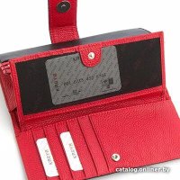 Кошелек Karya 1184-45-46 (черный/красный)