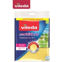Салфетка хозяйственная Vileda Актифайбр для окон 2 уп