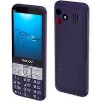 Кнопочный телефон Maxvi B33 (фиолетовый)