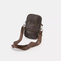 Мужская сумка Poshete 878-9930-DBW (темно-коричневый)