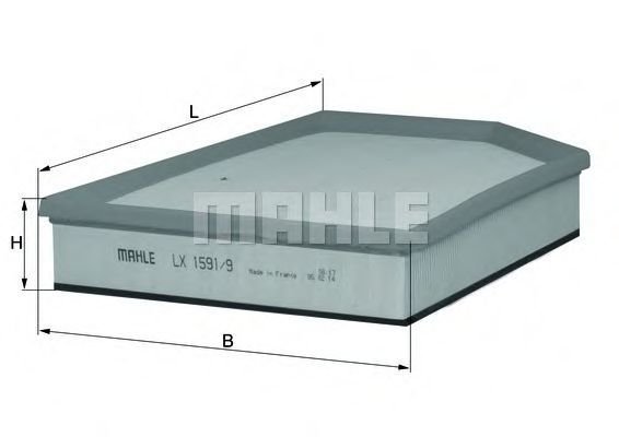 

Воздушный фильтр Mahle Knecht LX15919