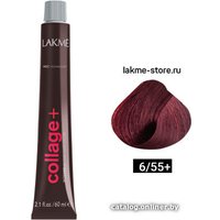 Крем-краска Lakme 6/55+ Collage+ Intense Creme Hair Color