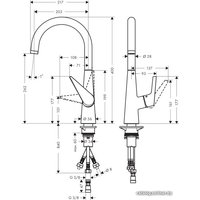 Смеситель Hansgrohe Talis S 72812000