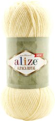 Alpaca Royal 01 (250 м, кремовый, 5 мотков)