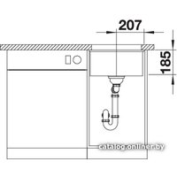 Кухонная мойка Blanco Subline 375-U (базальт)