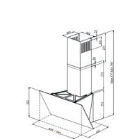 Кухонная вытяжка Monsher Astra 60 Noir