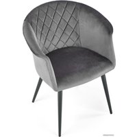 Стул с подлокотниками Halmar K421 (серый)