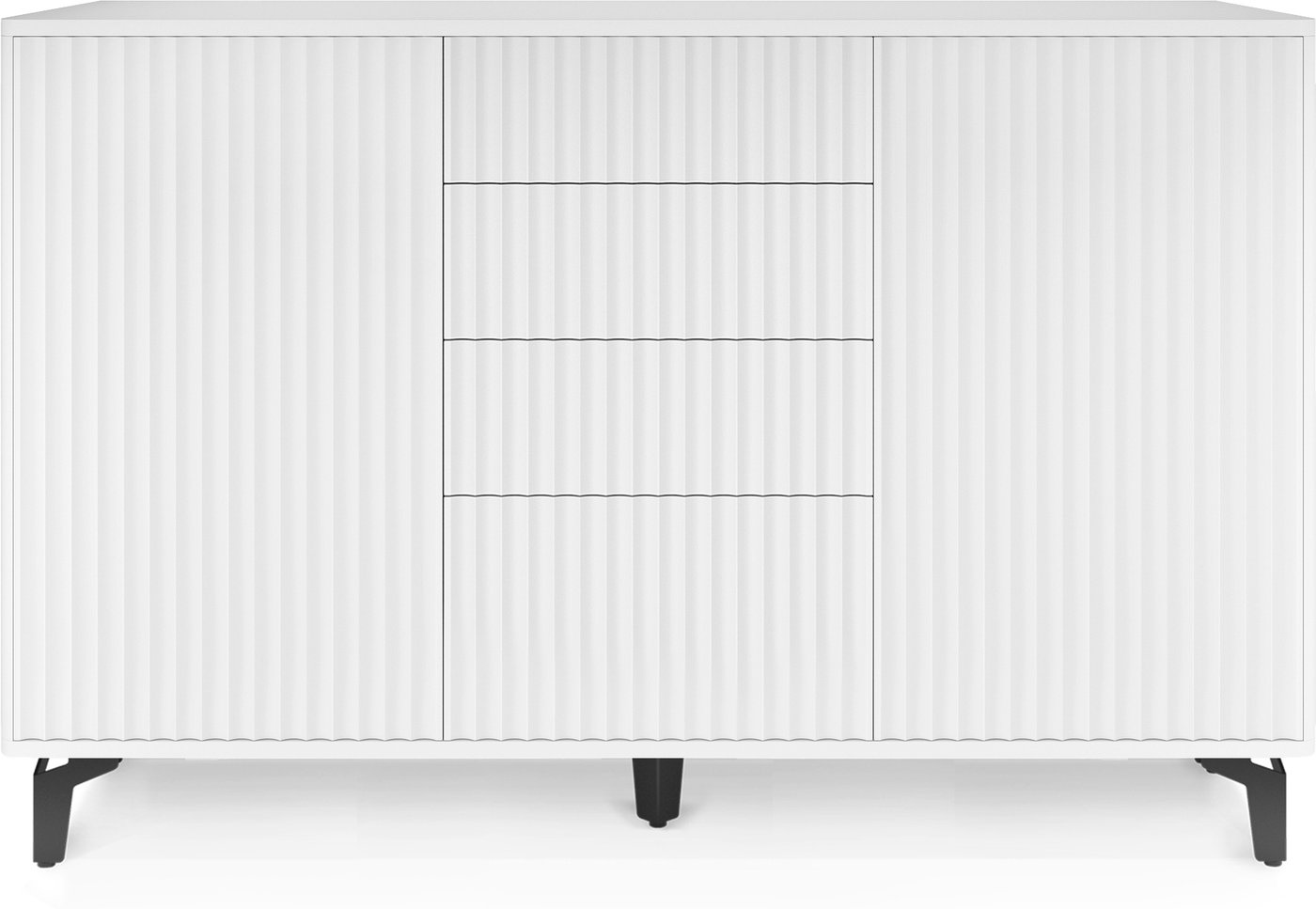 

Комод Shtabe Royal 5055 эко (белый-Черный)