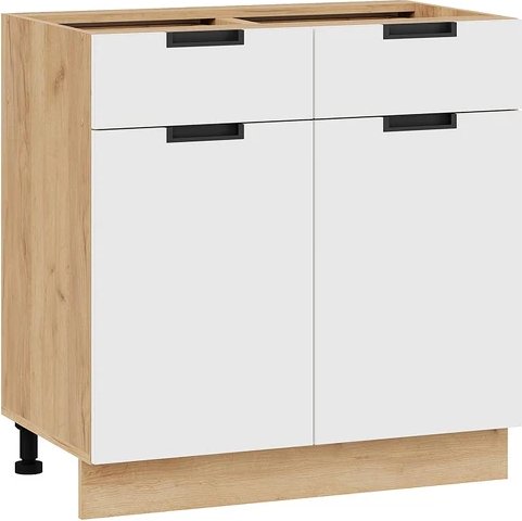 

Шкаф напольный Трия Гренада 1Н8Я (дуб крафт золотой/холст белый)