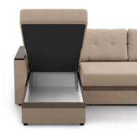 Диван Mio Tesoro Атланта 110 (Savana Camel/Ecostile Chocolate)