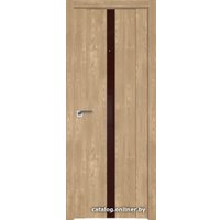 Межкомнатная дверь ProfilDoors 2.04XN L 90x200 (каштан натуральный, стекло коричневый лак)