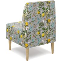 Интерьерное кресло MONOFIX Одос Принт кресло (лимон светло-серый/микровелюр)