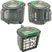 Пылесос Delta DL-0854 (черный/зеленый)