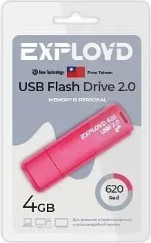 

USB Flash Exployd 620 4GB (красный)