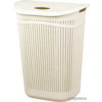 Корзина Idea Вязание 55 л (белый)