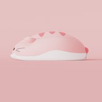 Мышь Akko Pink Angle Cat