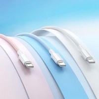 Кабель Borofone BX117 USB Type-C - USB Type-C (1 м, белый)