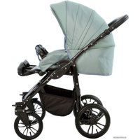 Универсальная коляска Indigo Duo (2 в 1, In 03, шалфей)