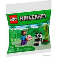 Конструктор LEGO Minecraft 30672 Стив и малышка Панда