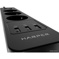 Удлинитель Harper UCH-330 (черный)