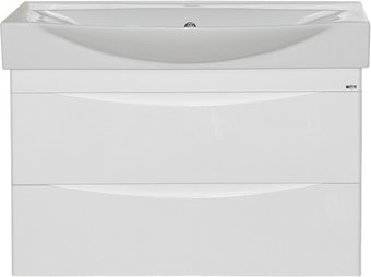 Misty Элвис - 85 Тумба напольная с 2 ящ., белая эмаль - П-Элв01085-0112Я