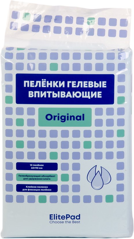 

Одноразовая пеленка ElitePad Original (90x60 см, 10 шт)