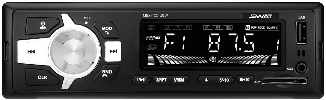 

USB-магнитола Swat MEX-1224UBW