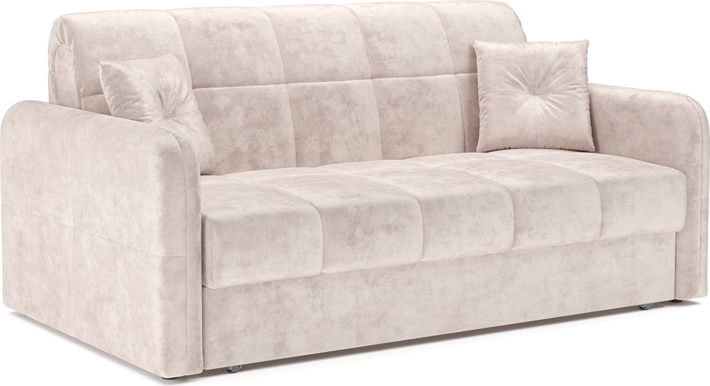 

Диван Мебель-АРС Аккордеон Свег НПБ 180x200 (велюр бежевый Plush OWV-33)