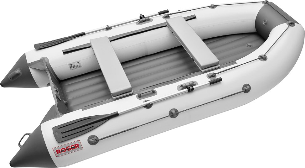 Моторная лодка Roger Boat Trofey 3300 (без киля, белый/графит)