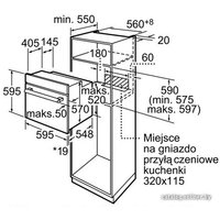 Электрический духовой шкаф Bosch HBN231E1L