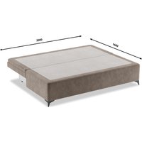 Диван Mio Tesoro Кангас SB3 (Germes Cocoa)