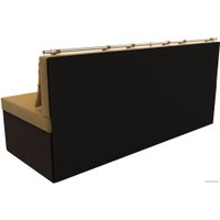 Диван Лига диванов Метро 114107 (микровельвет желтый/черный)