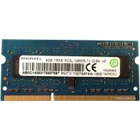 Оперативная память Ramaxel 4GB DDR3 SODIMM PC3-12800 RMT3170EF68F9W-1600