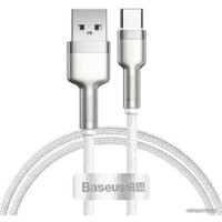Кабель Baseus Cafule Series Metal Data Cable USB Type-A - Type-C 66W CAKF000202 (2 м, белый)